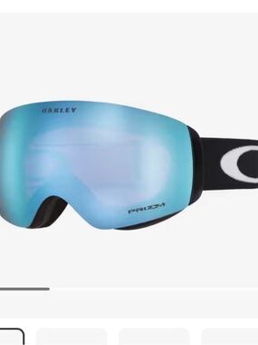 Oakley Flight Deck Snow Goggles with B
Sapphire Prizm lens and Black Strap